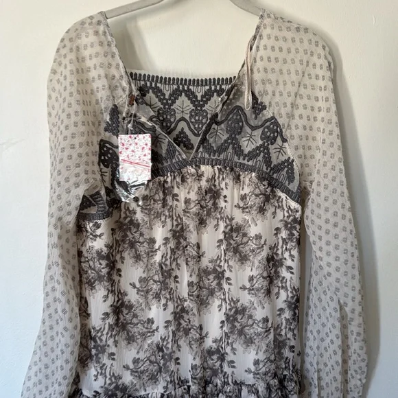 Free People Black and White Floral Dress - Picture 9 of 9